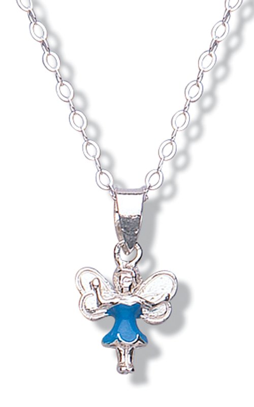 Jo For Girls Sterling Silver Fairy Pendant