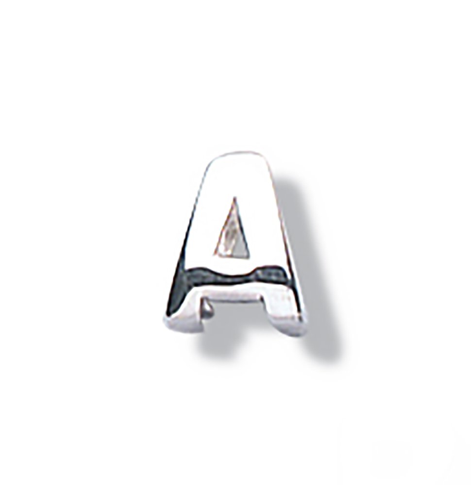 jo for girls sterling silver letters 'A-F' beads