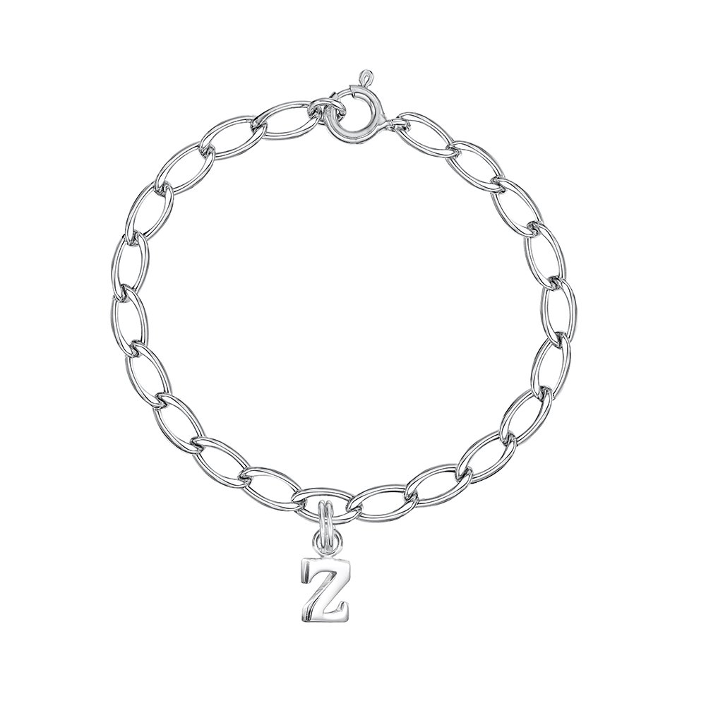 Jo For Girls Sterling Silver Letters 'y-z' Bracelet