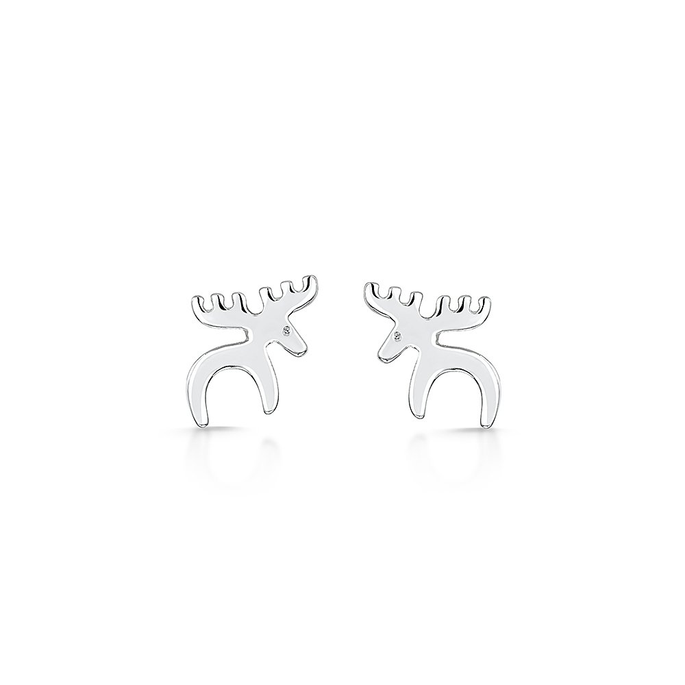 jo for girls sterling silver moose stud earrings jo for girls sterling silver moose stud earrings