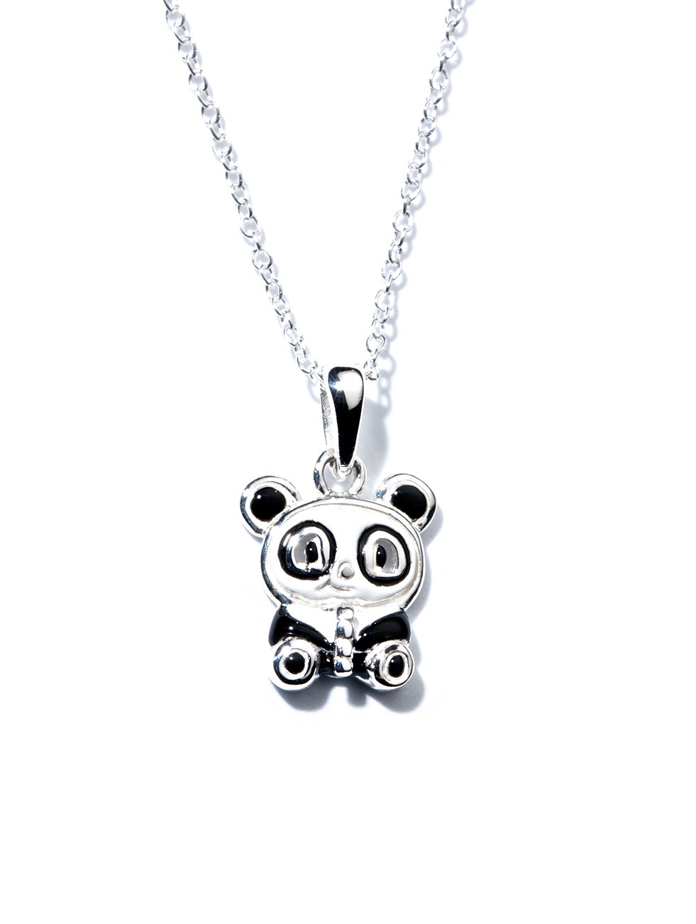 jo for girls sterling silver panda pendant