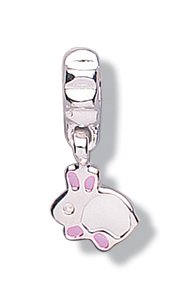 jo for girls sterling silver rabbit charm bead