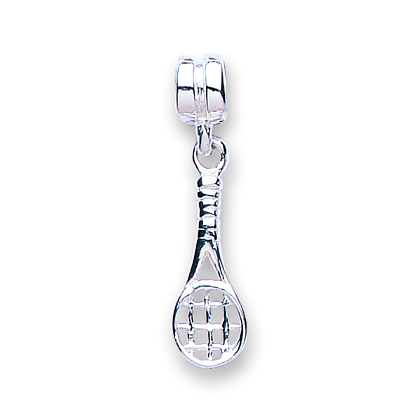 jo for girls sterling silver racquet drop bead
