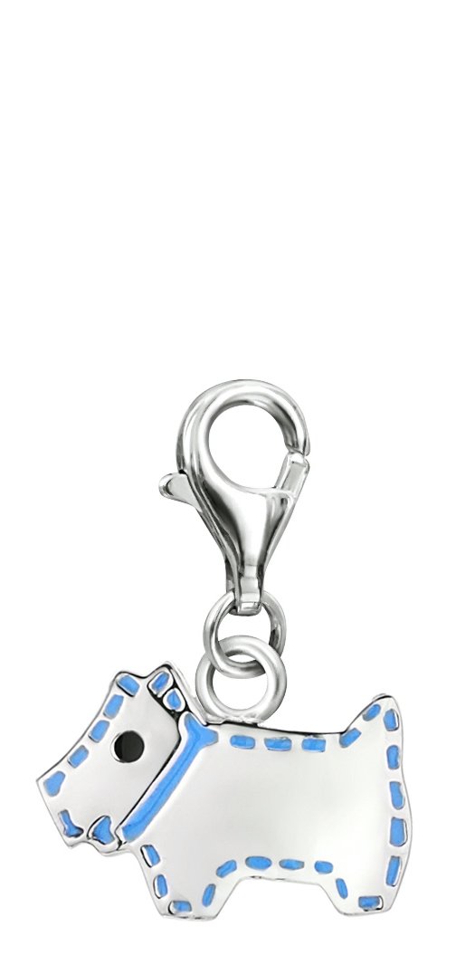 jo for girls sterling silver scottie dog charm