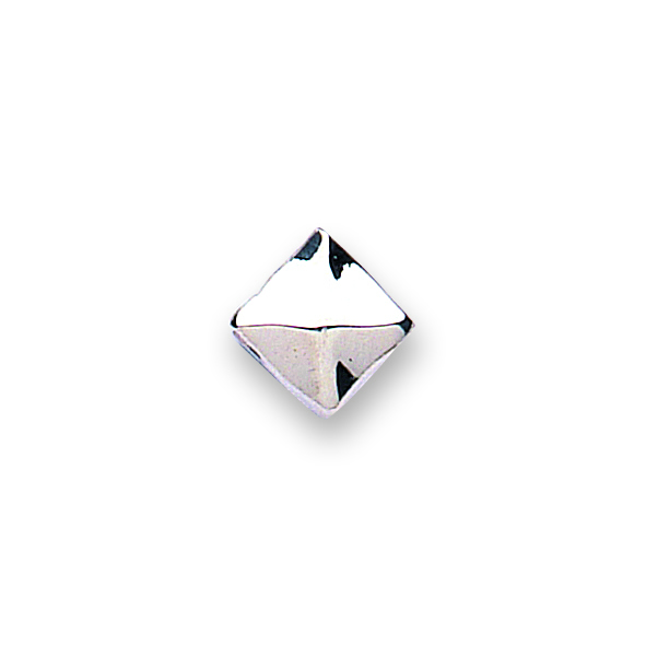 jo for girls sterling silver square shape bead