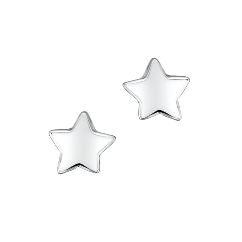 jo for girls sterling silver star stud earrings