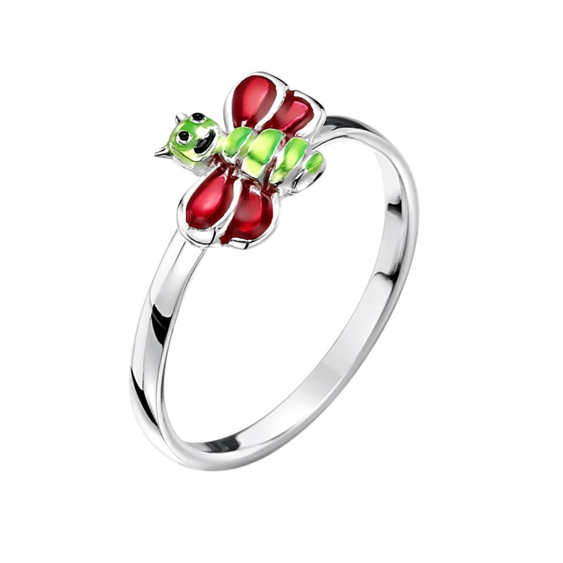 jo for girls sterling silver uggle bug ring