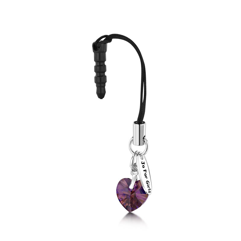 Jo For Girls Swarovski Phone Charm