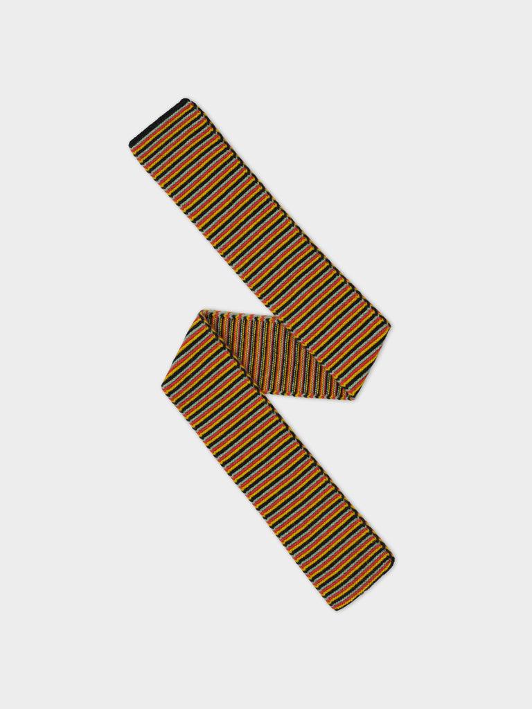 Jo Gordon SMALL MULTICOLOUR GARTER STITCH SCARF