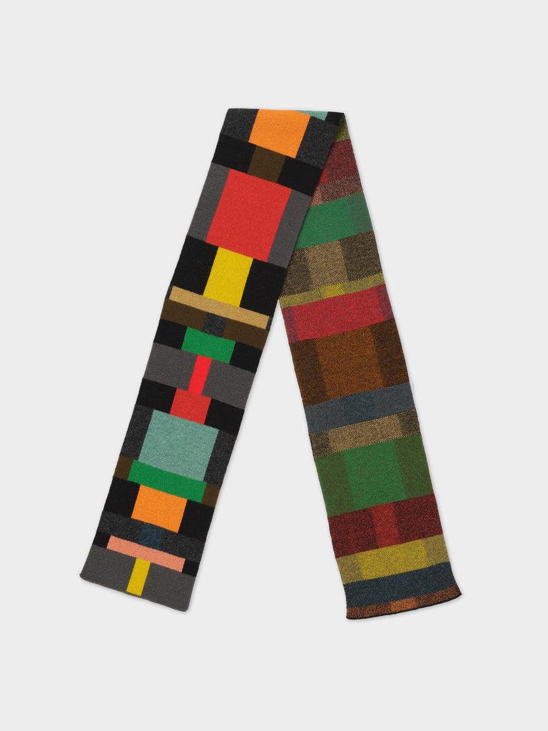 Jo Gordon SMALL COLOURBLOCK COLUMN SCARF MULTICOLOUR