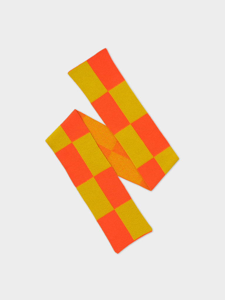 Jo Gordon TWO COLOUR VERTICAL STRIPE BROWN KNEE SOCKS