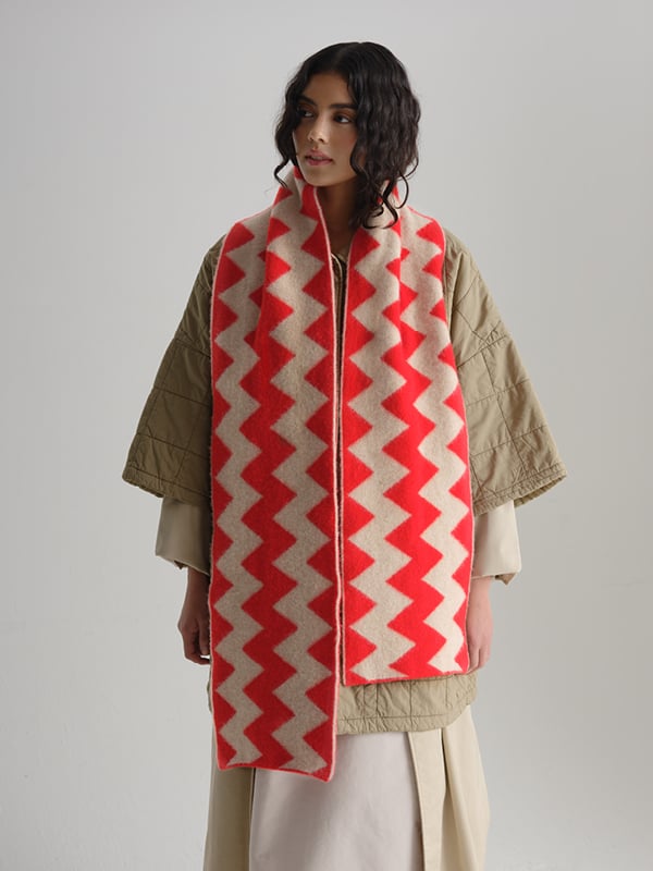 jo gordon TWO COLOUR VERTICAL STRIPE BROWN KNEE SOCKS