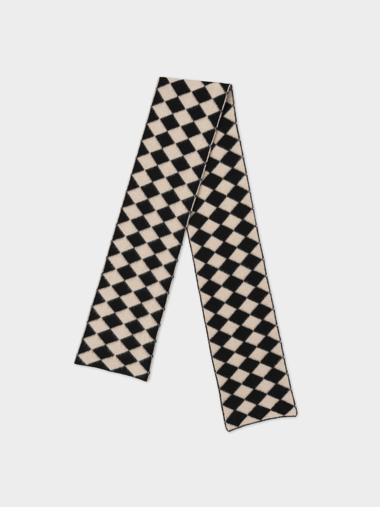 Jo Gordon TWO COLOUR VERTICAL STRIPE BROWN KNEE SOCKS