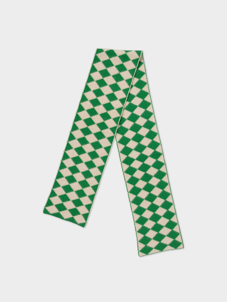 Jo Gordon TWO COLOUR VERTICAL STRIPE BROWN KNEE SOCKS