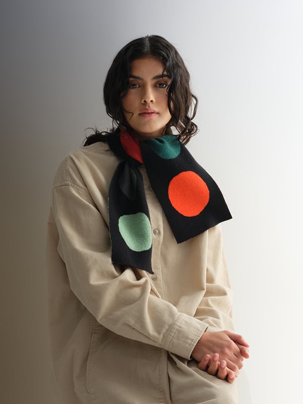 jo gordon TWO COLOUR VERTICAL STRIPE BROWN KNEE SOCKS