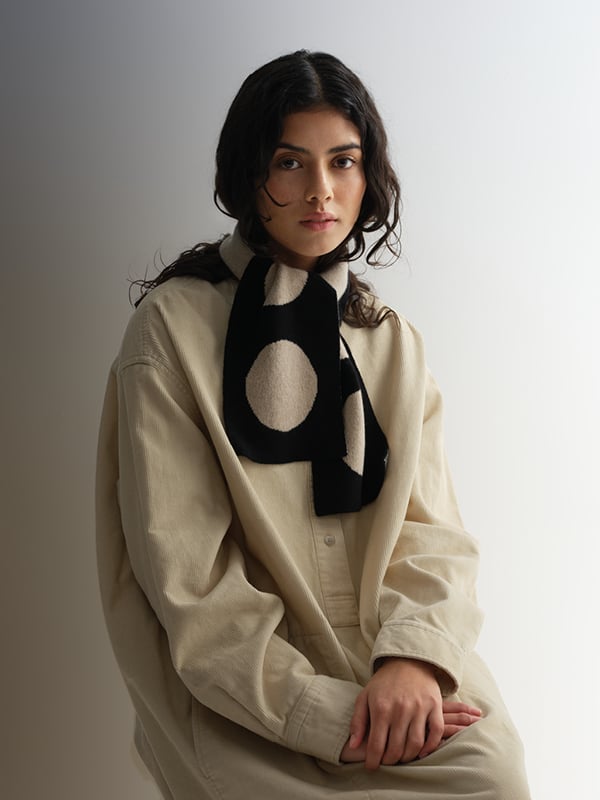 jo gordon TWO COLOUR VERTICAL STRIPE BROWN KNEE SOCKS