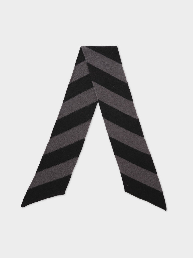 Jo Gordon TWO COLOUR VERTICAL STRIPE BROWN KNEE SOCKS