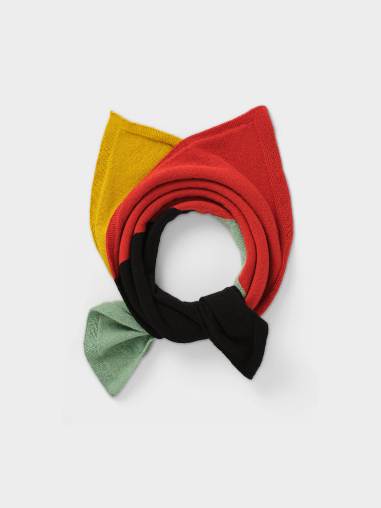 Jo Gordon TWO COLOUR VERTICAL STRIPE BROWN KNEE SOCKS