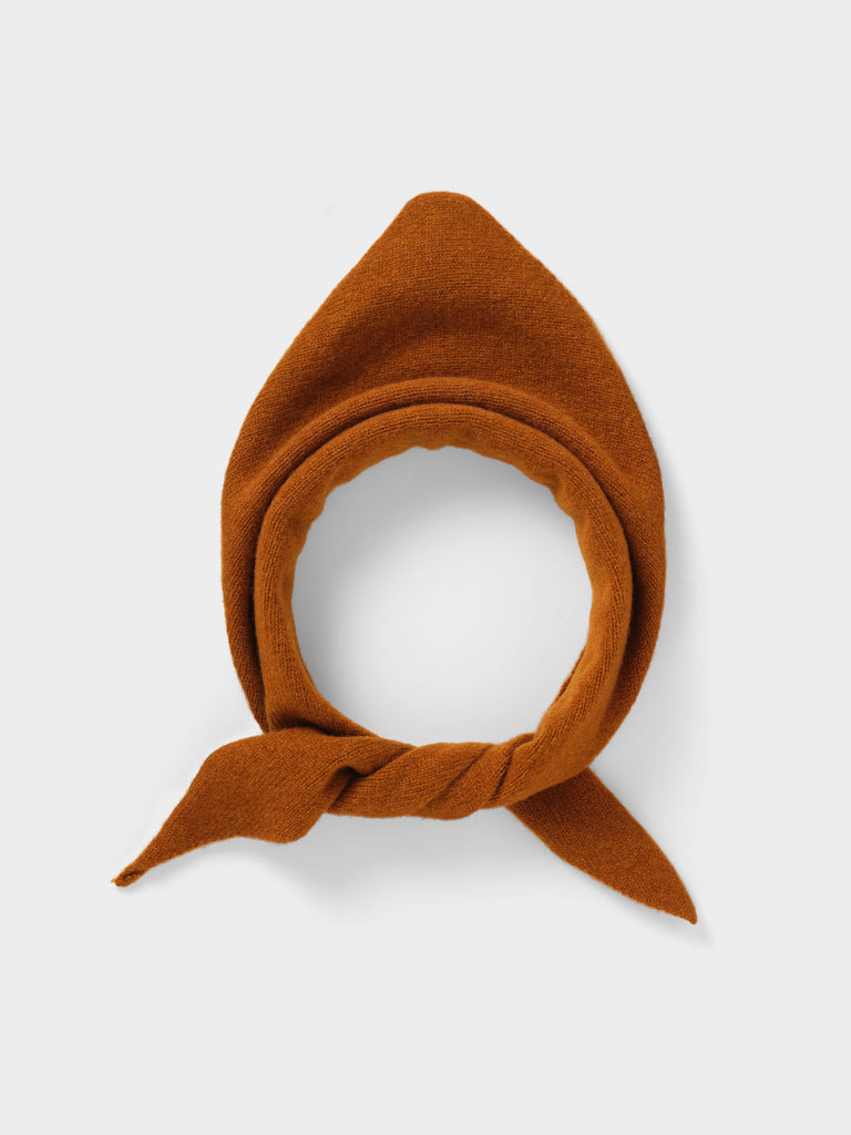 Jo Gordon TWO COLOUR VERTICAL STRIPE BROWN KNEE SOCKS