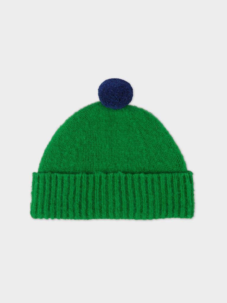 Jo Gordon TWO COLOUR VERTICAL STRIPE BROWN KNEE SOCKS