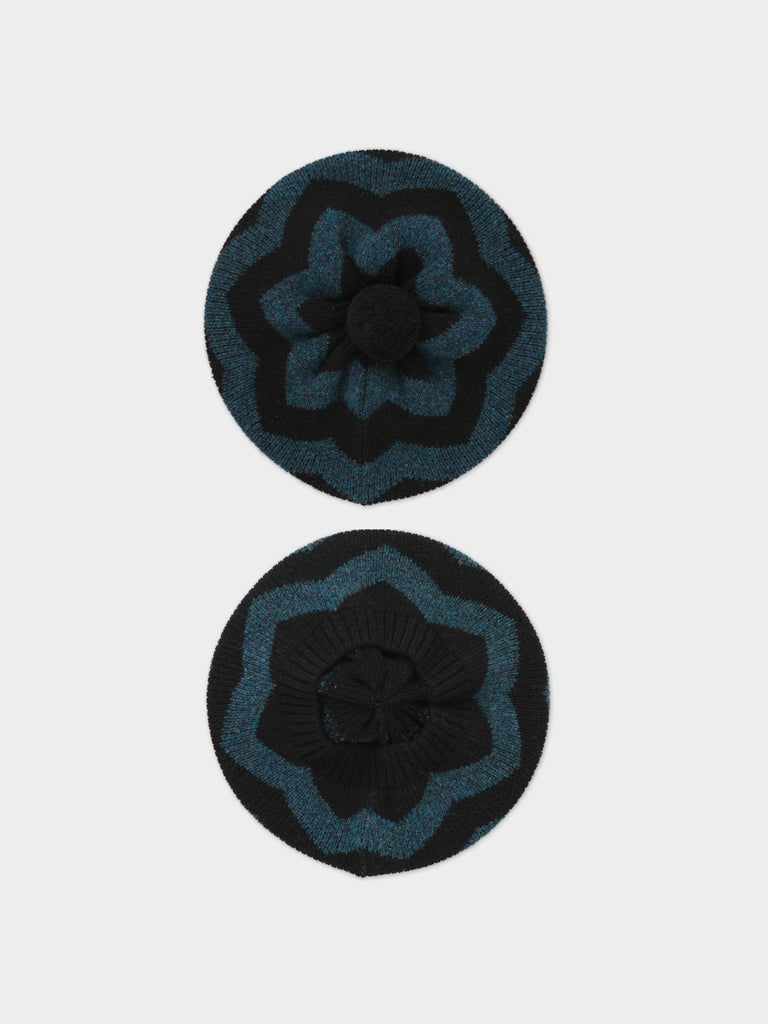 Jo Gordon TWO COLOUR VERTICAL STRIPE BROWN KNEE SOCKS