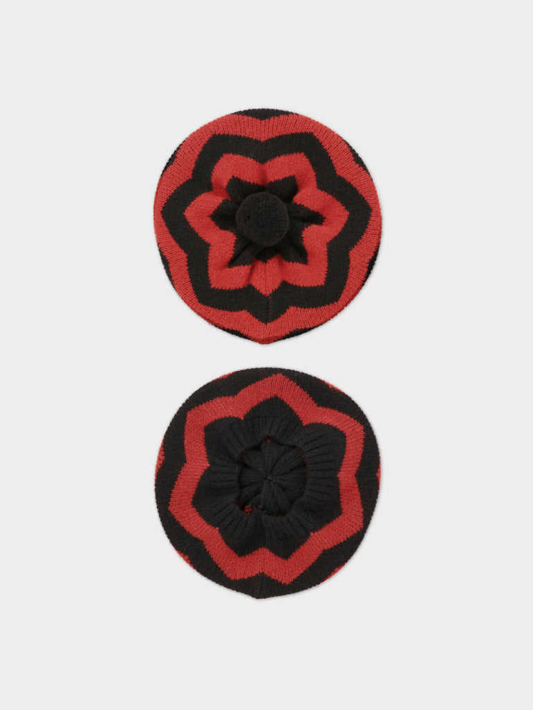 Jo Gordon TWO COLOUR VERTICAL STRIPE BROWN KNEE SOCKS