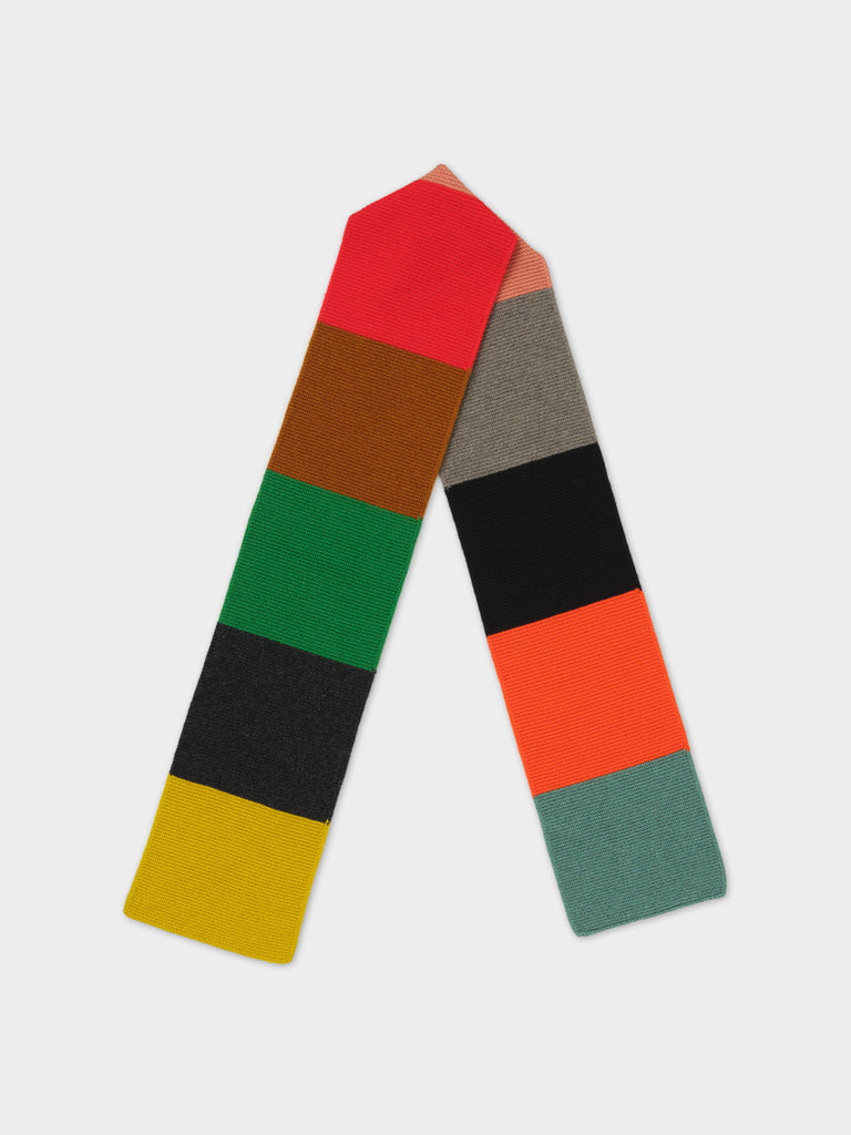 Jo Gordon TWO COLOUR VERTICAL STRIPE BROWN KNEE SOCKS