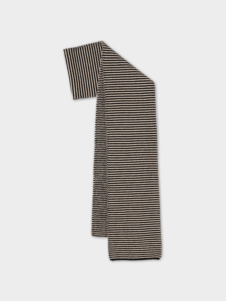 Jo Gordon TWO COLOUR VERTICAL STRIPE BROWN KNEE SOCKS