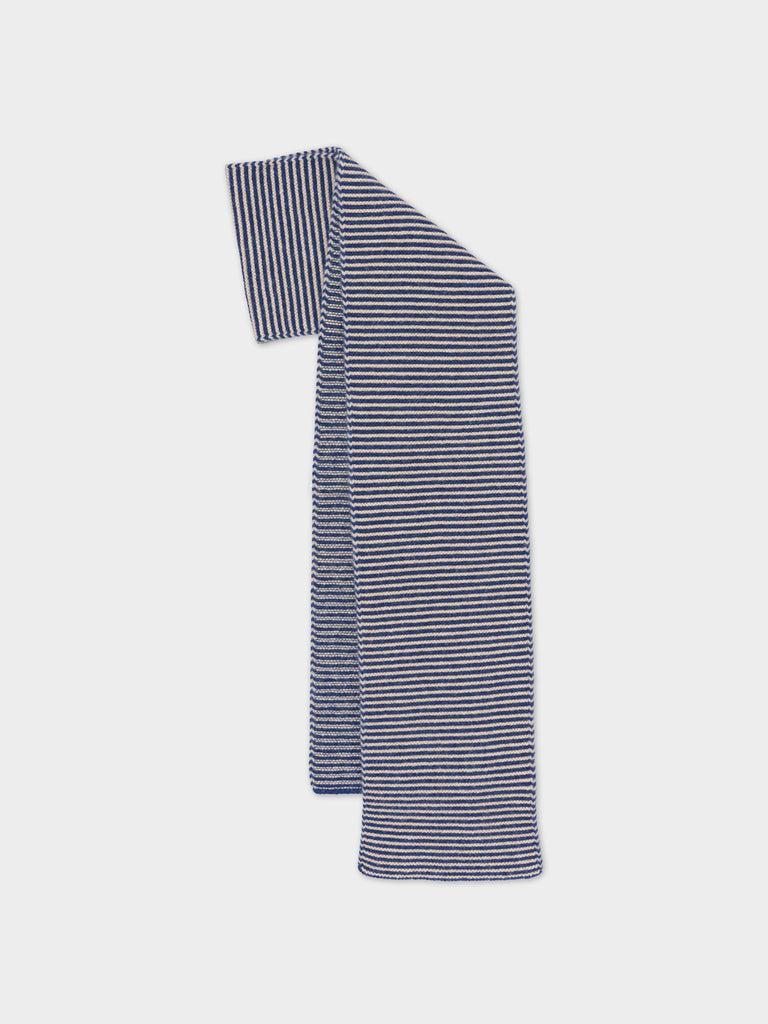 Jo Gordon TWO COLOUR VERTICAL STRIPE BROWN KNEE SOCKS
