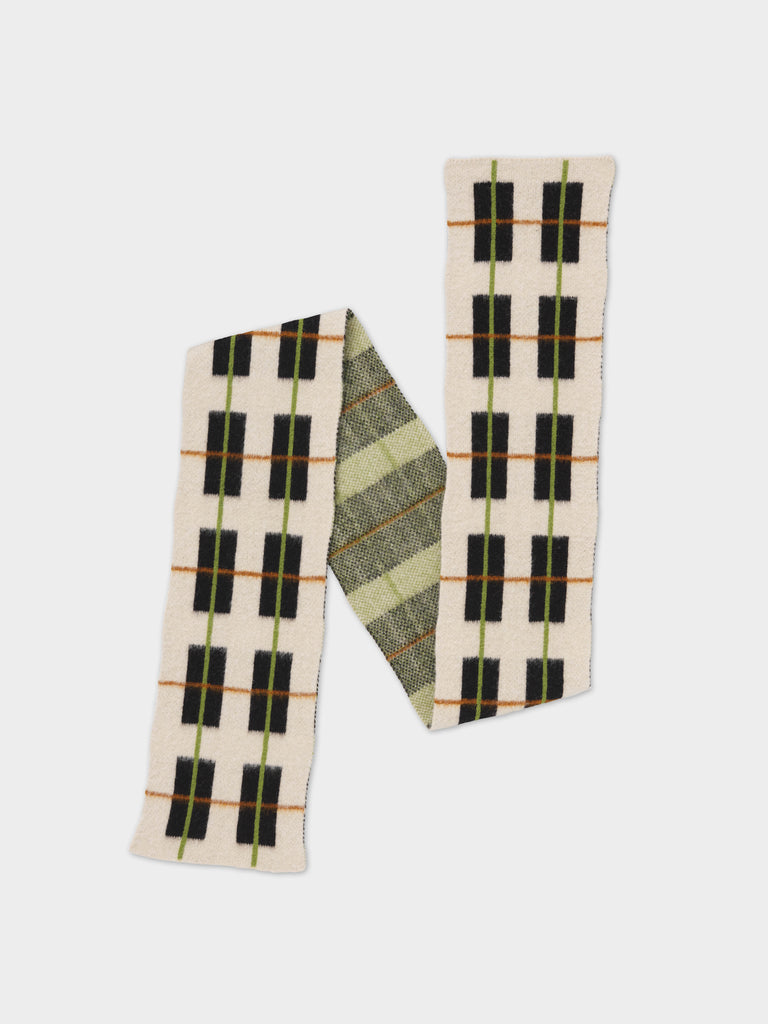 Jo Gordon TWO COLOUR VERTICAL STRIPE BROWN KNEE SOCKS