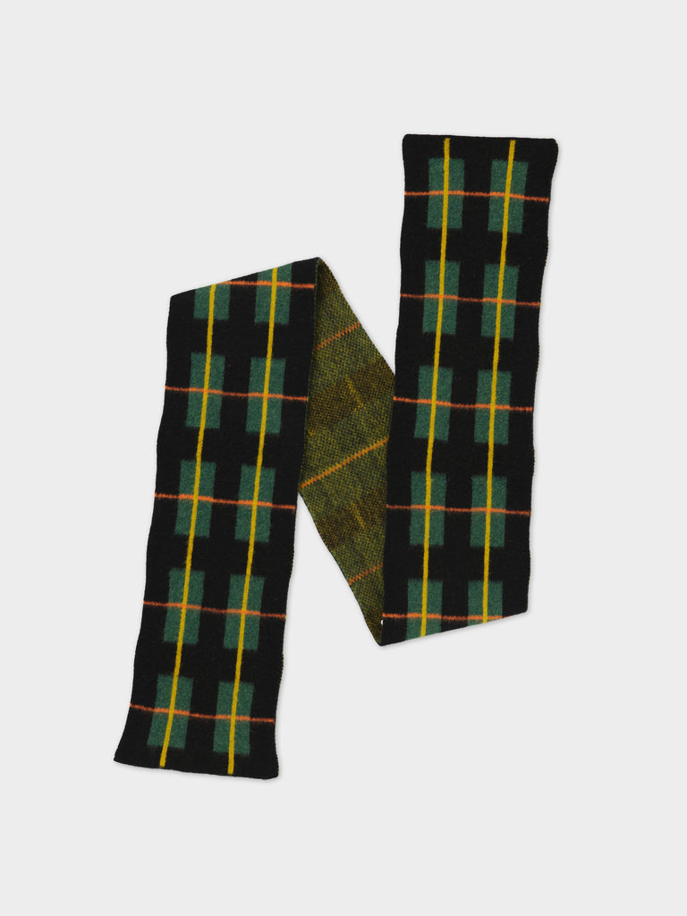 Jo Gordon TWO COLOUR VERTICAL STRIPE BROWN KNEE SOCKS