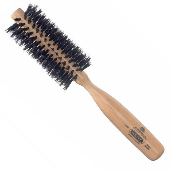 jo hansford Ladies Finest Beechwood 36mm Pure Black Bristle Round Brush