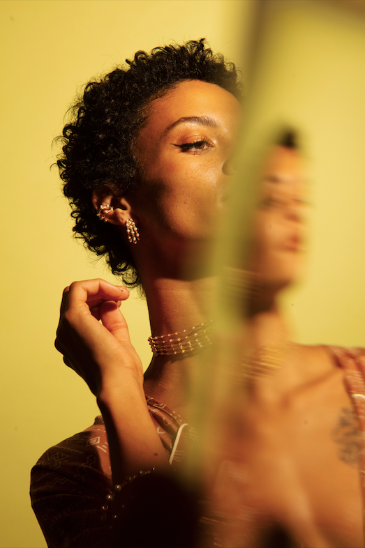 Joanna Laura Constantine FEMININE WAVES EAR-SET WITH STONES