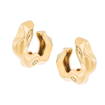 joanna laura constantine FEMININE WAVES HOOP EARRINGS