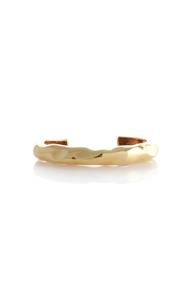joanna laura constantine GOLD PLATED STATEMENT WAVE CUFF