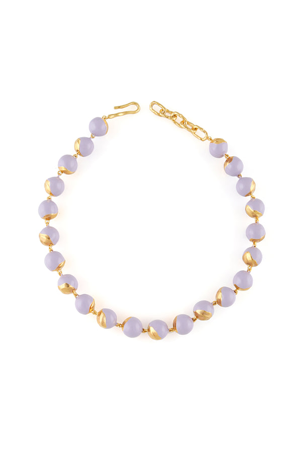 joanna laura constantine MINI WAVE ORBS CHOKER NECKLACE WITH ENAMEL