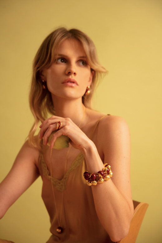 Joanna Laura Constantine MULTI ORBS BRACELET WITH ENAMEL