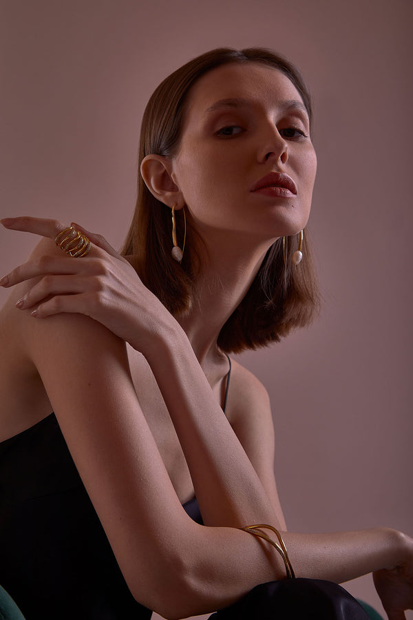 Joanna Laura Constantine STATEMENT MULTI WAVES RING