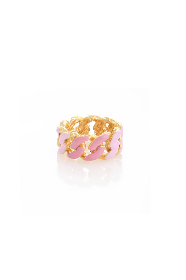 joanna laura constantine STATEMENT WAVE RING WITH ENAMEL