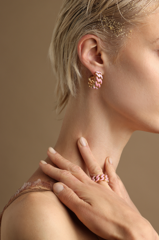 Joanna Laura Constantine STATEMENT WAVE RING WITH ENAMEL