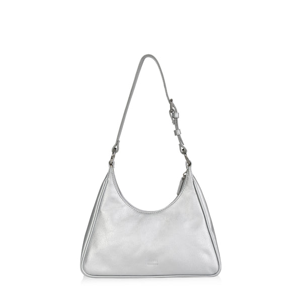 Joanna Maxham Prism Hobo (Silver Leather)