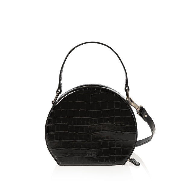 Joanna Maxham The Hatter (Black Croc-Embossed)