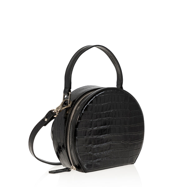 Joanna Maxham The Hatter (Black Croc-Embossed)