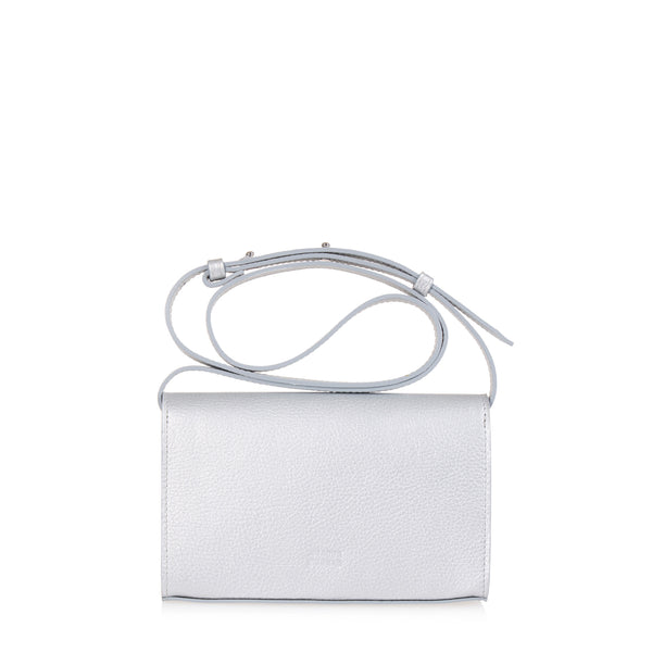 Joanna Maxham The Runthrough Mini (Silver Pebbled Leather)