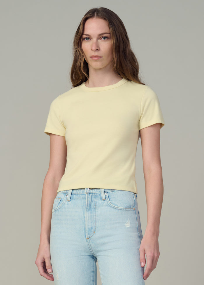joe's THE BABY TEE ANISE FLOWER