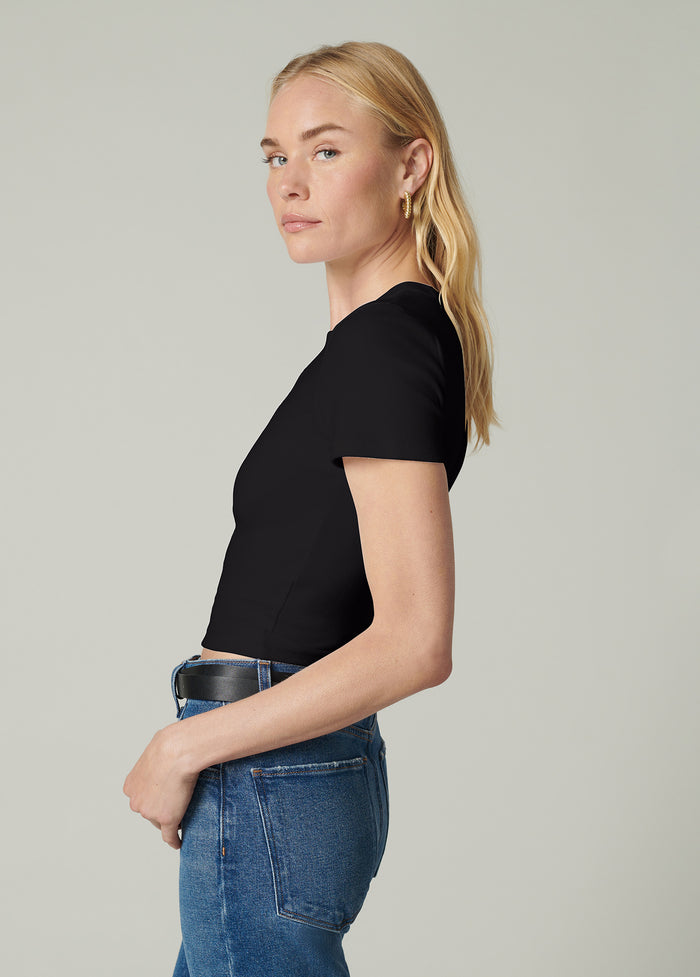 Joe's THE BABY TEE BLACK