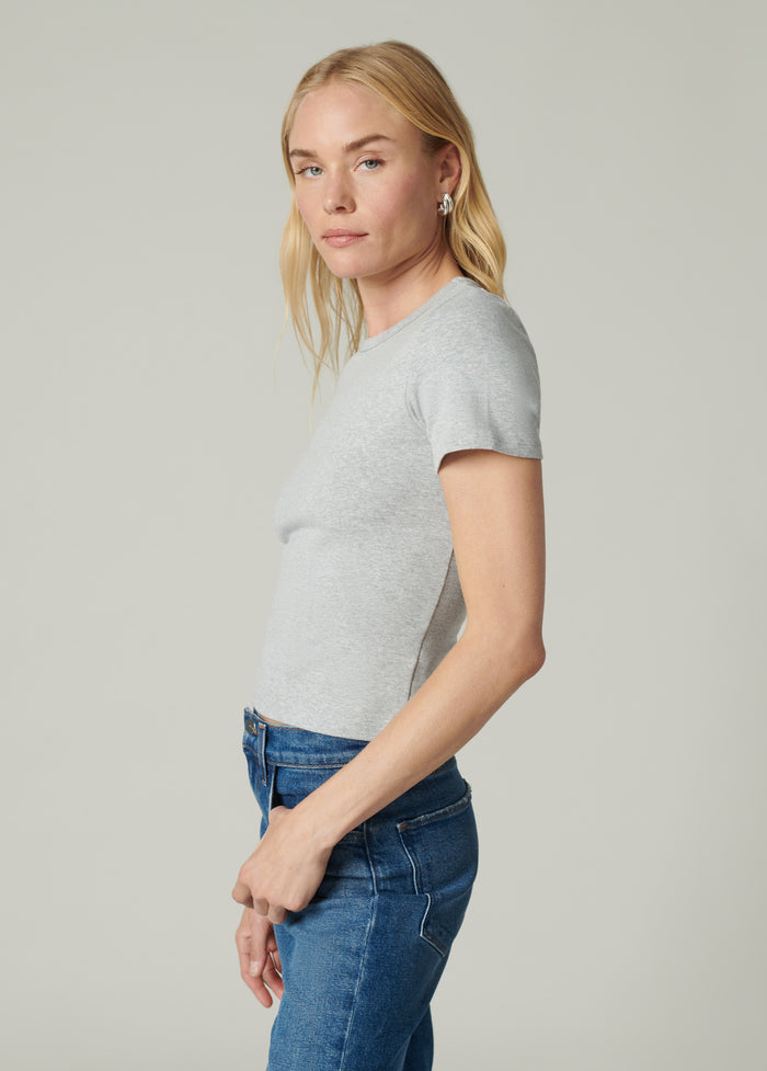 Joe's THE BABY TEE HEATHER GREY