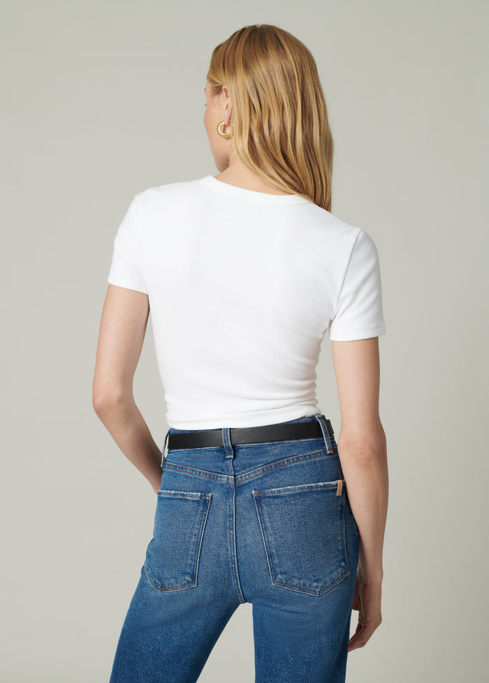 Joe's THE BABY TEE OPTIC WHITE