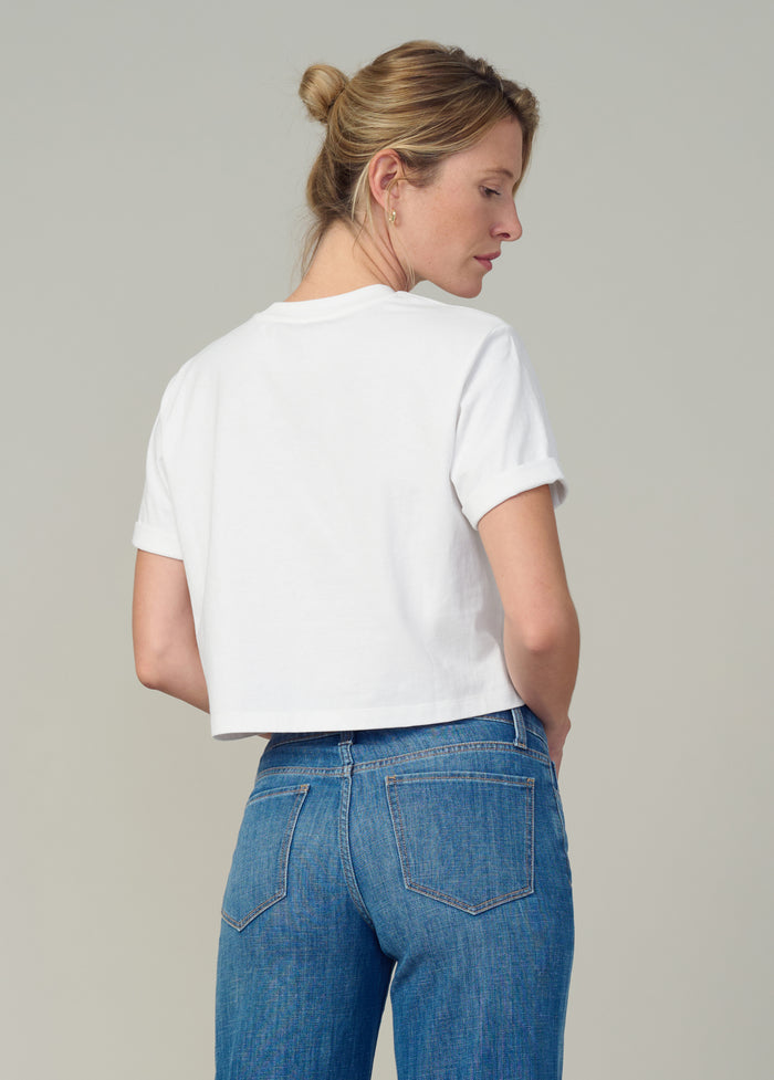 Joe's THE BOXY TEE WHITE