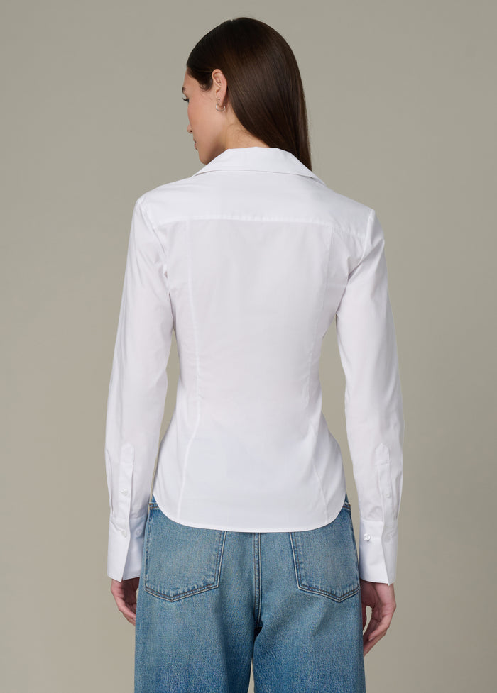 Joe's THE CORA SLIM FIT SHIRT WHITE